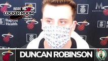 Duncan Robinson discusses beating hometown Celtics with Heat