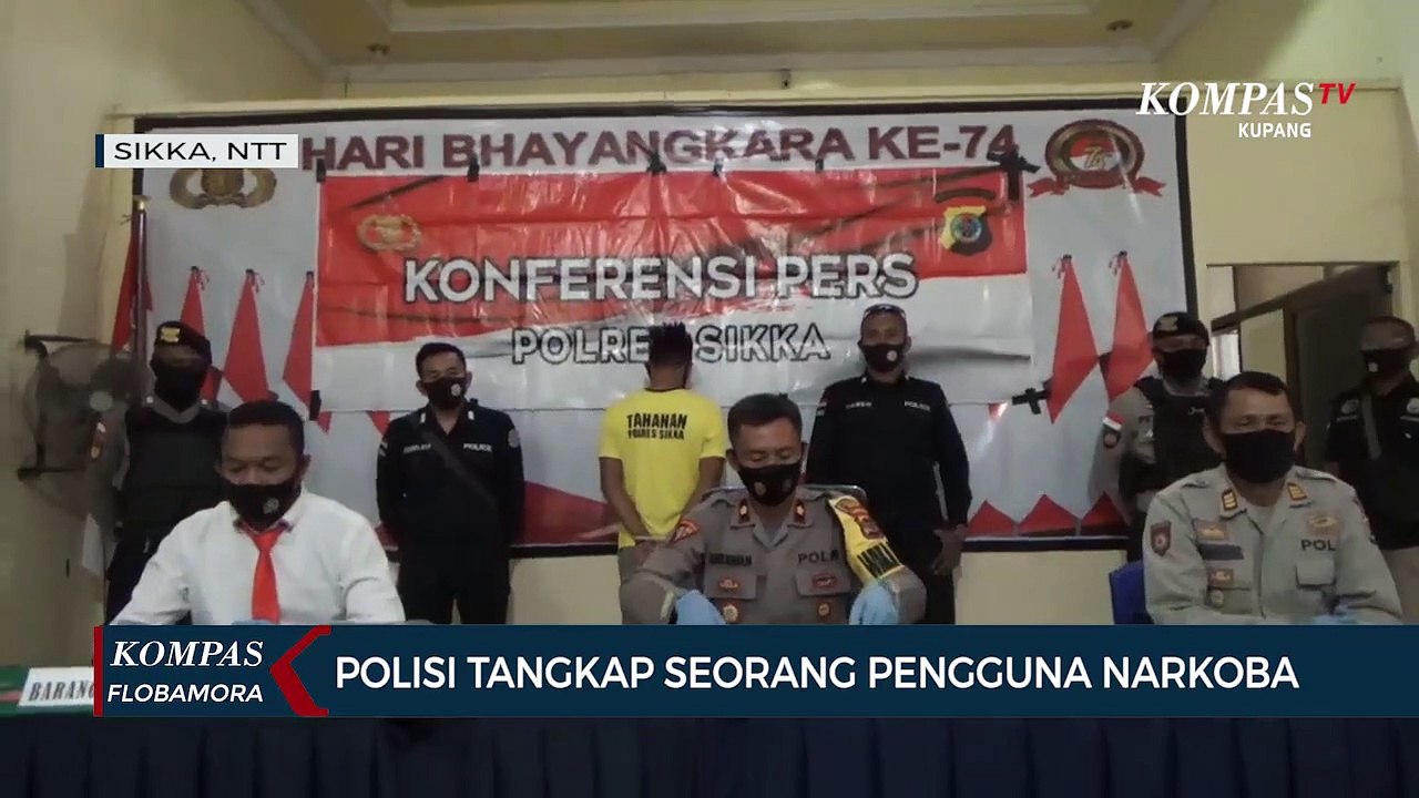 Aparat Polres Sikka Tangkap Seorang Pengguna Narkoba