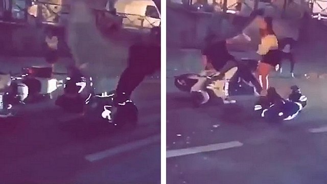 Deux policiers se font malmener et gazer par un automobiliste (Paris)