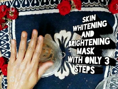 Skin whitening and brightening mask skin whitening at home