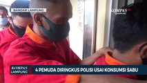 Empat Pemuda Diringkus Polisi Usai Konsumsi Sabu