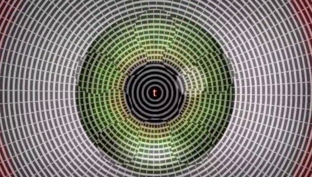 Fixez le centre de l'image, ce qui se passe ensuite est assez déroutant