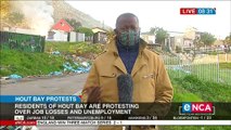 Hout Bay residents protest over job losses and unemployment