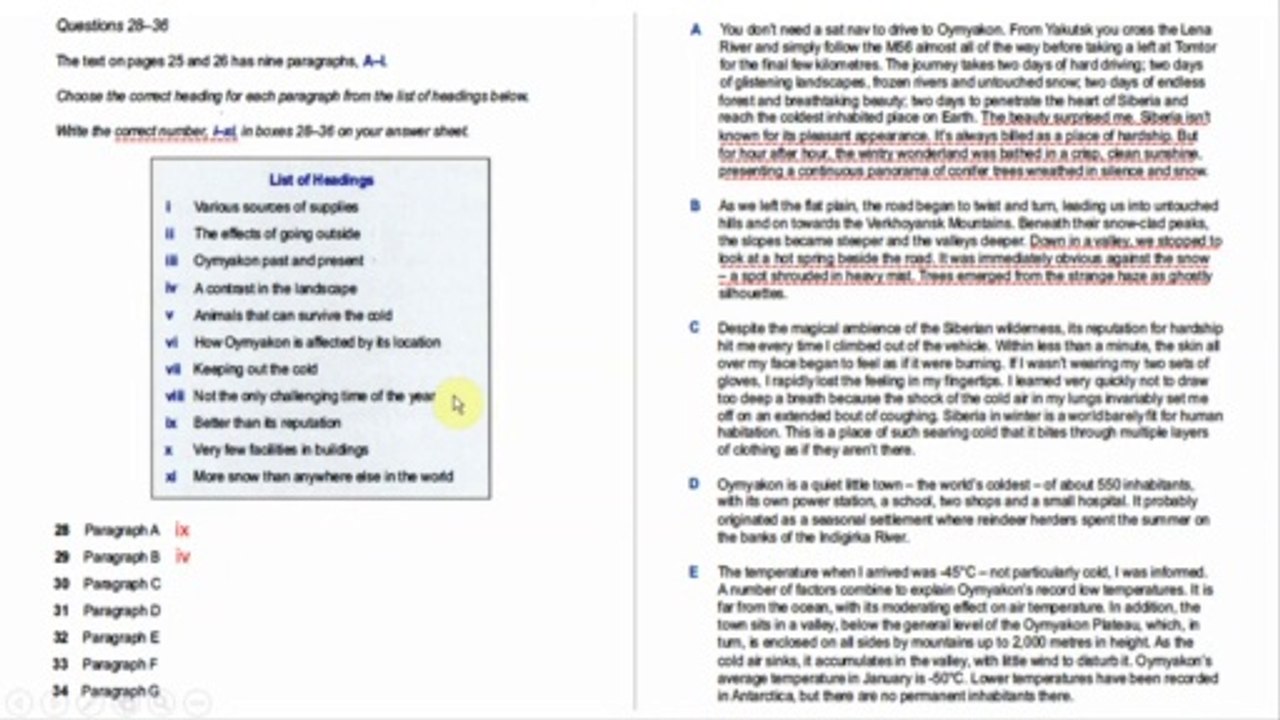 IELTS Reading 2020 'Matching Headings' Technique & Practice with Answers | Cambridge IELTS Part 10