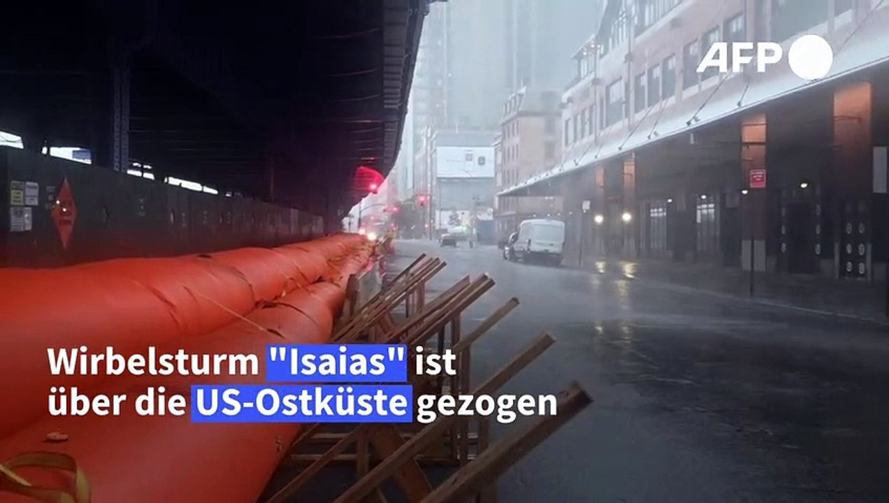Wirbelsturm 'Isaias' wütet über US-Ostküste