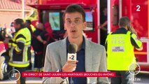 Incendies dans les Bouches-du-Rhône : les pompiers luttent pour maîtriser les flammes