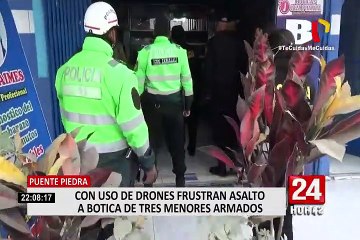 Puente Piedra: frustran asalto de tres menores de edad armados en una botica