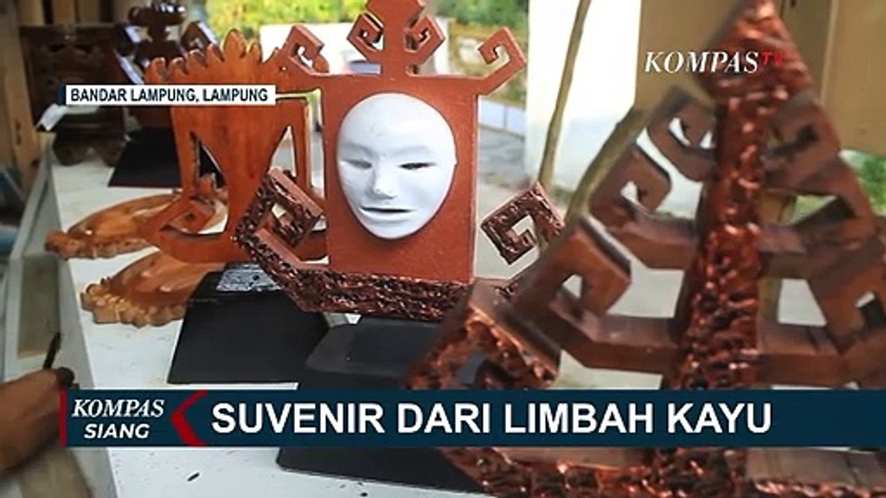 Keren! Bisa Jadi Peluang Usaha, Limbah Kayu Ini Diubah Jadi Souvenir Cantik