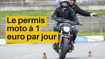 Le permis moto à 1 euro par jour