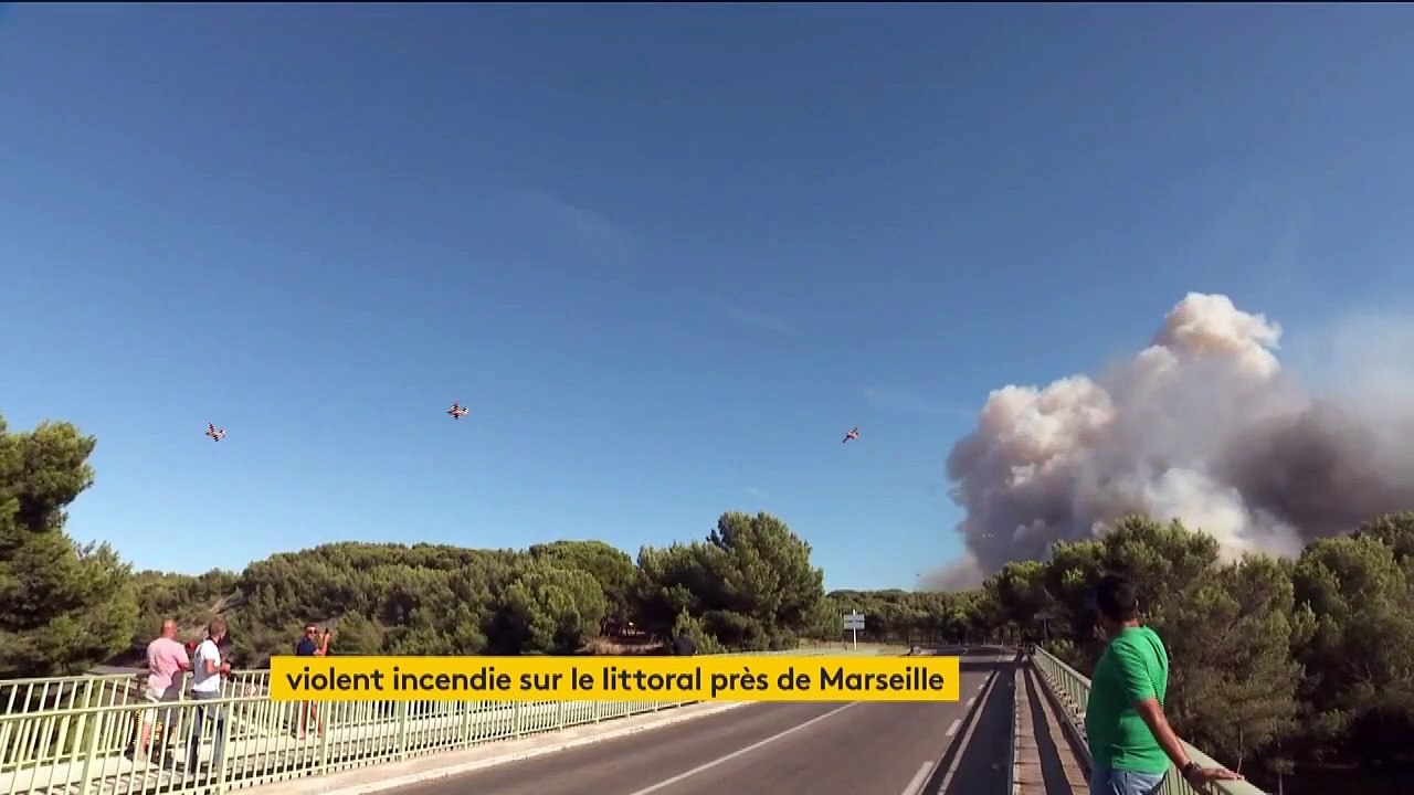 Bouches-du-Rhône : grave incendie près de Martigues