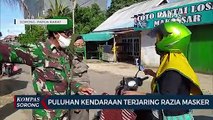 Puluhan Kendaraan Terjaring Razia Masker