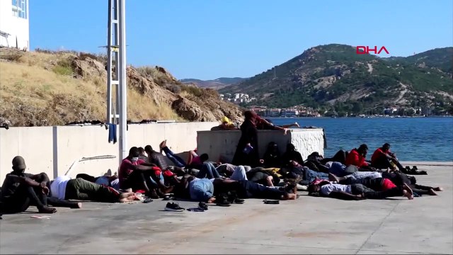 Foça açıklarında 84 kaçak göçmen yakalandı