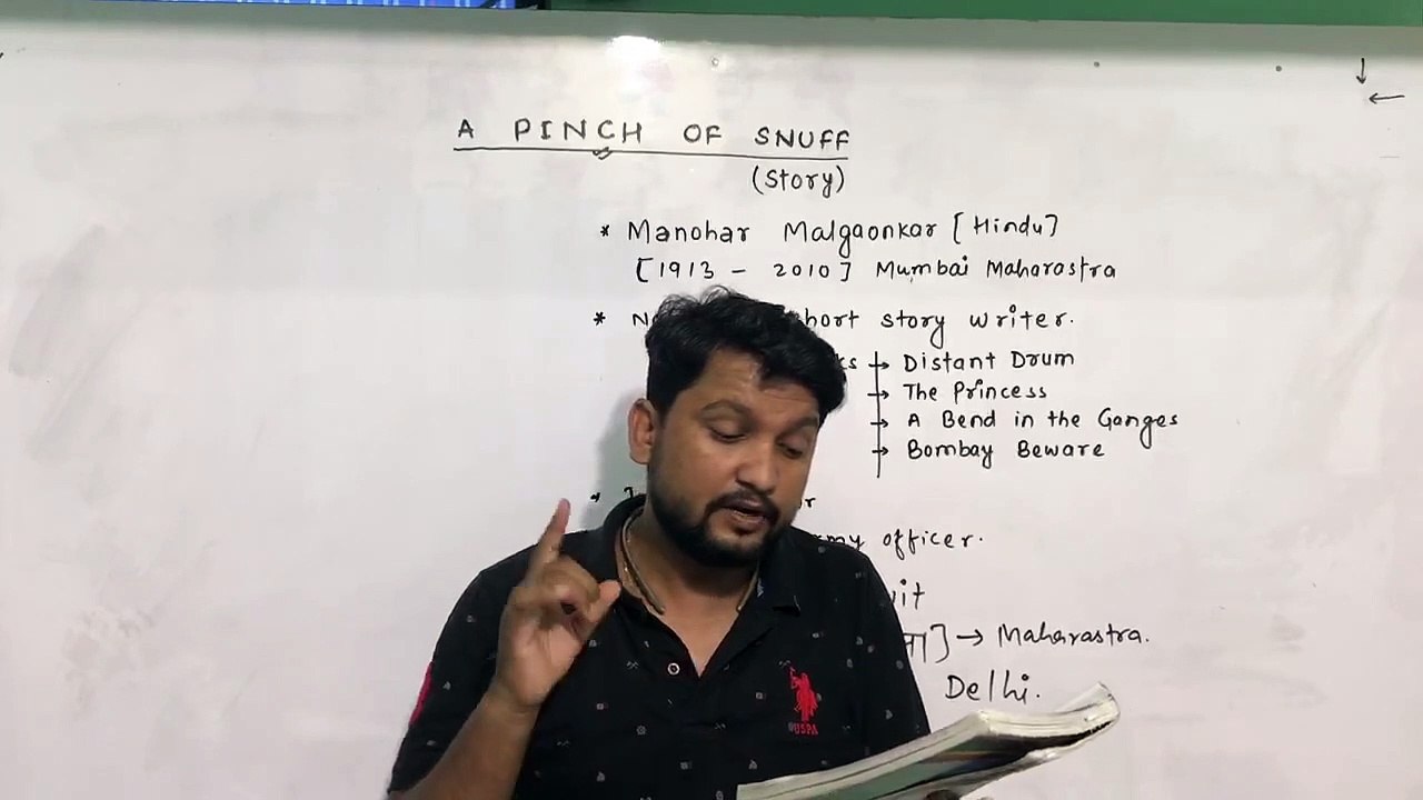 A PINCH OF SNUFF PART-1