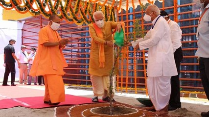 WATCH: PM Modi lays foundation stone at Ram temple in Ayodhya