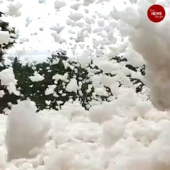 Watch: Coimbatore's Noyyal River froths once again