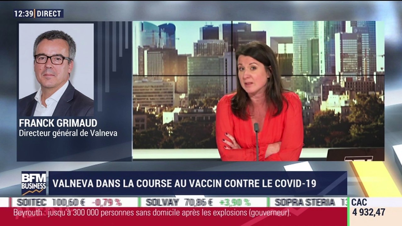 Franck Grimaud (Valneva): Valneva dans la course au vaccin contre le Covid-19 - 05/08