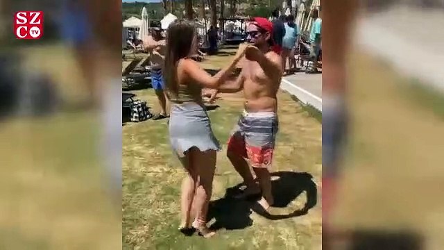 Ceyhun Fersoy ve Begüm Öner’den ‘apaçi dansı’