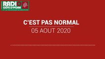 C'est pas normal du 05 août 2020 [Radio Côte d'Ivoire]