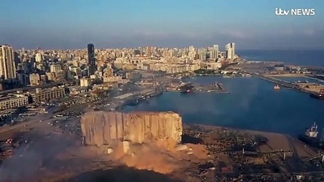 Asi quedó Beirut tras las explosiones