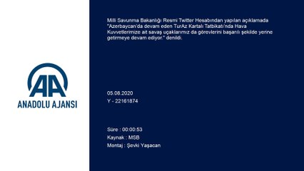 TurAz Kartalı Tatbikatı’nda Türk F-16'larının uçuşu