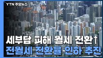 세부담 피해 월세 전환↑...전월세전환율 인하 카드 만지작 / YTN