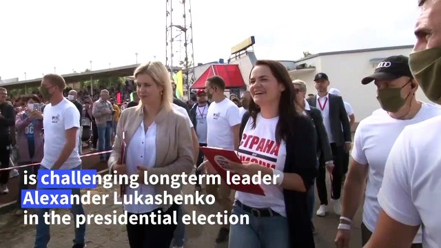 Svetlana Tikhanovskaya, the stay-at-home mum rocking Belarus polls