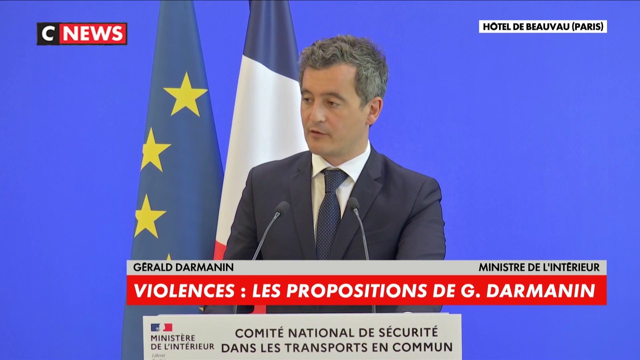 Le ministre de l'Intérieur Gérald Darmanin défend un «pouvoir augmenté» pour les agents de sécurité