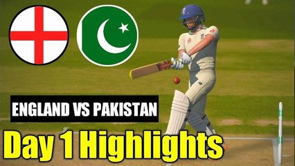 ENGLAND VS PAKISTAN 1ST TEST DAY 1 HIGHLIGHTS IN CRICKET 19 | PC GAMEPLAY