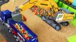 Escavadora, Trator, Carrinho de bombeiros, Caminhões de lixo e carros para crianças - Excavator Toys