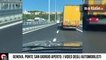 Genova, ponte San Giorgio aperto al traffico: le immagini degli automobilisti