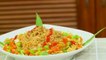 Fried noodles with vegetables and eggs - Beautiful girl Cooking