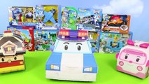 Robocar Poli Carros de policia para crianças Escavadora brinquedos - Police Cars Toys for kids