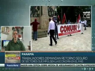 Trabajadores rechazan reformas laborales en Panamá