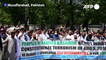 Kashmiris in Pakistan mark one year of Indian Kashmir clampdown