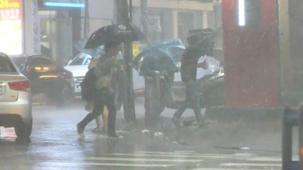 태풍 저기압 한반도 통과...물폭탄에 강풍까지 / YTN