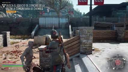 DAYS GONE, Gameplay Español 22, Visitando la escuela comunitaria de Chemult con Sarah