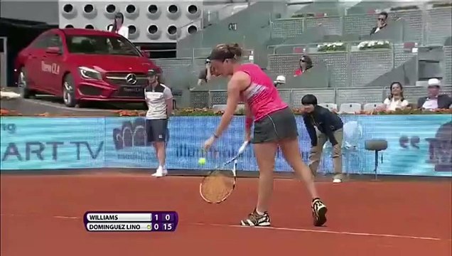 Serena Williams vs Lourdes Dominguez Lino 2013 Madrid 2R Highlights