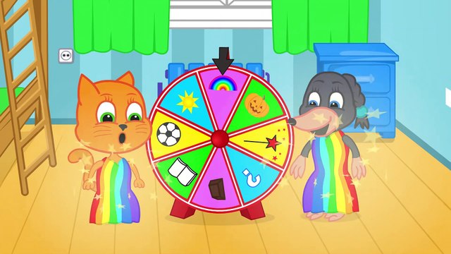 Cats Family en Français - Roue Arc-en-ciel Des Désirs Dessin Animé 2020 en Français