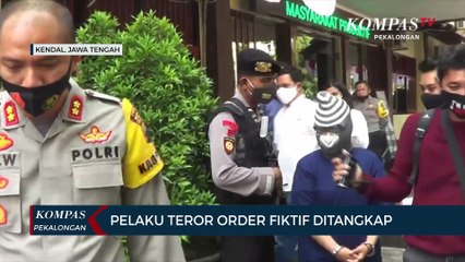 Pelaku Teror Order Fiktif Ditangkap