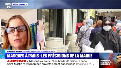 Masques à Paris: pour l'adjointe à la Santé de la ville, "si on ne masque pas, à un moment, on se retrouvera confinés"