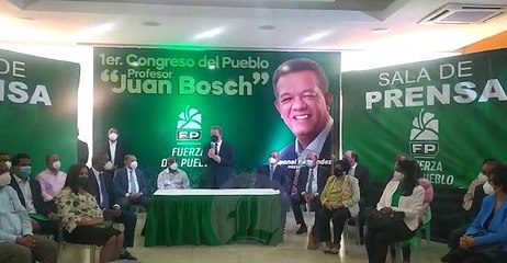 Fuerza del Pueblo juramenta comité organizador de su primer congreso institucional