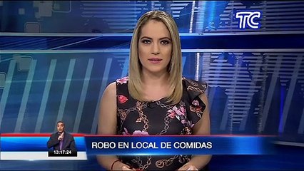 Menos de 30 segundos les tomó a dos sujetos robar en un restaurante al sur de Guayaquil