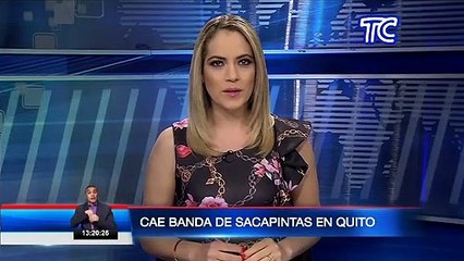 Cae banda de sacapintas en Quito durante operativo