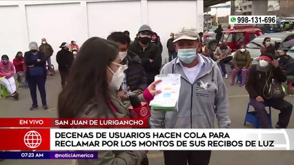 Usuarios reclaman por montos de sus recibos de luz | Primera Edición (HOY)