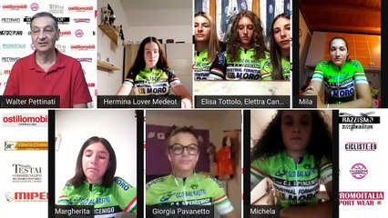 Le ragazze del C.S. Spercenigo a  Cicliste In Streaming