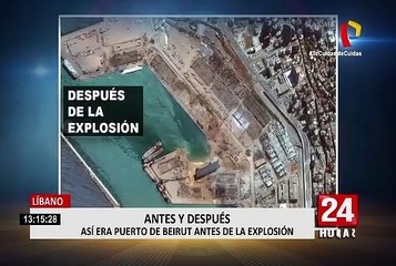 [FOTOS] Beirut: casi 2,750 toneladas de nitrato de amonio produjeron la explosión