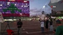 - Tel Aviv Belediye binası Lübnan bayrağıyla aydınlatıldı