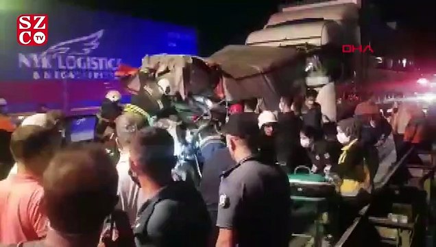 Kocaeli'de zincirleme kaza 1 ölü, 2 yaralı