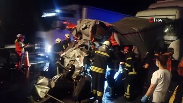 TEM'i kilitleyen zincirleme trafik kazası: 1 ölü, 2 yaralı