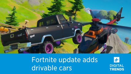 Fortnite's new update adds drivable cars